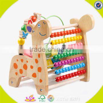 2017 Wholesale Wooden Animal Beads Toy Top Fashion Wooden Animal Beads Toy Popular Wooden Animal Beads Toy W11B121 photo-5