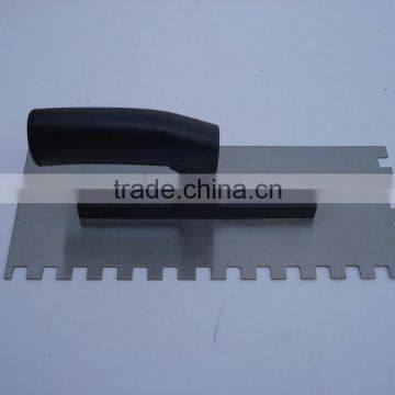 stainless steel plastering trowel with wood handle