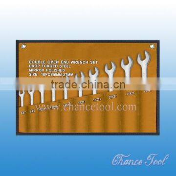 Double open end wrench set WSC025