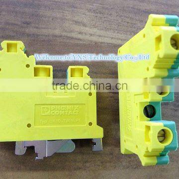 UK10-TWIN-PE Three-channel terminal An input double Out Ground terminal