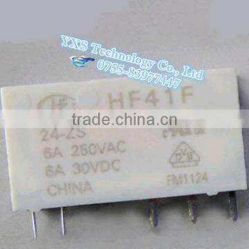 HF41F-24-zs HF41F-24-zs HOT NEW HF41F-24-ZS HF41F-24 HF41F24ZS 24VDC DC24V 24V Relay DIP5 photo-2