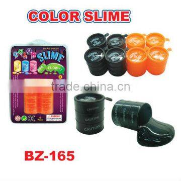 color oil slime toys