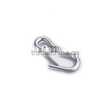 SNAP HOOK, 9.0MM DIA STEEL HOOK, WITHOUT HEAT TREATMENT