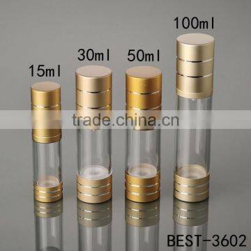 Classic Design Silver 30ml Airless Bottle Essential Oil Airless Pump Bottle 30ml photo-5