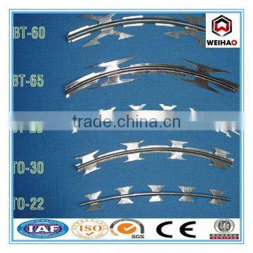 BTO-10 304 Stainless Steel Concertian Razor Wire for Fence photo-1
