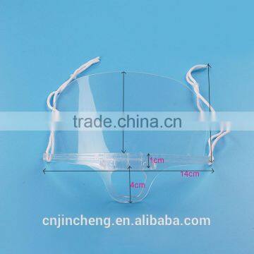 Beauty Special Catering Fashional Full Transparent Clear Plastic Face Mask Widely Used in Beauty Salon photo-3