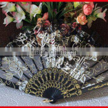 Spanish Plastic Hand Folding Fan photo-2