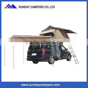 Gold Supplier Car Roof Tent for Waterproof Canvas Camping Side Awning photo-2