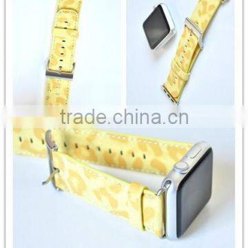 for Iwatch Band PU Leather Wristwatch Strap With Adapter for Apple Watch photo-2