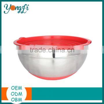 Cheap Mixing Silicone Mixing Bowls Stainless Steel Kitchen Tools photo-2