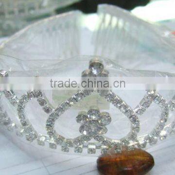 Cupchain rhinestone bridal Headband Jeweled Hair Ornament