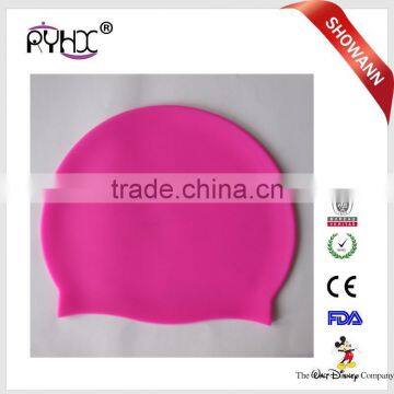 Hot Sale Waterproof and Eco-friendly Silicone Swimming Cap photo-2