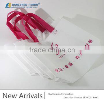 Custom Foldable White Shopping Bag photo-2