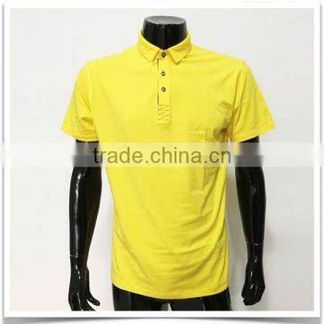 yellow polo golf shirt made in china