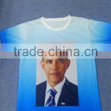 100% Polyester Mesh Presiden Election T-shirt Sublimation photo-2