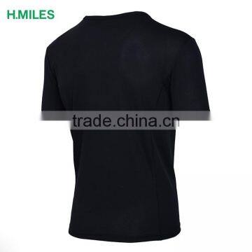 Custom Sublimation Gym Fitness 100% Polyester Dry Fit Running Shirts/t-shirt photo-2