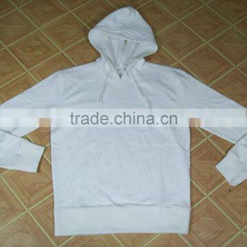 2011 FASHION UNISEX UN-DYED RFD 100% COTTON FLEECE HOODI