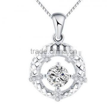 Fashion Jewelry Necklace 925 Silver Hollowed-out Pendant Charms for Jewelry Making photo-2