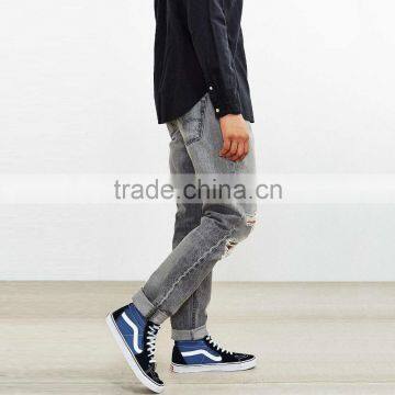Ripped Fashion Hip Hop Cool Boys Biker Destroyed Jeans photo-3