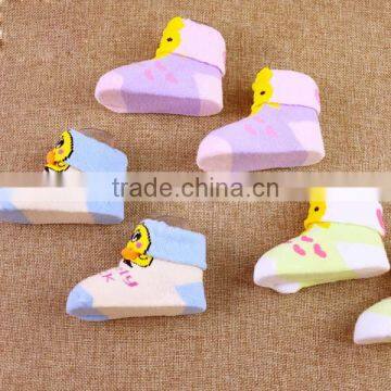 Wholesale Organic Cotton Warm Thick Winter Baby Socks New Fashion Fuzzy Baby Socks photo-3