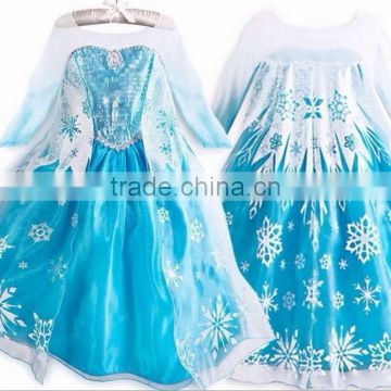 2015 fairy frozen summer dress for girls