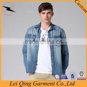 Wholesale Plain Denim Jackets Shirts Suppliers photo-5