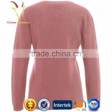 High Quality Women Cashmere Wool Knitted Pullover Sweater photo-2