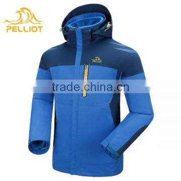 New Design Men's Winter Outdoor Fleece Layer Windbreaker 3 in 1 outdoor jacket