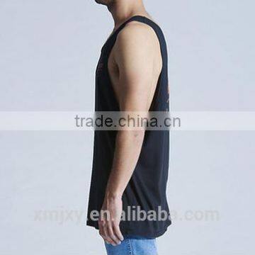 2017 Men Tank Top Front on The Back 100% Cotton OEM Service Bulk Wholesale photo-2