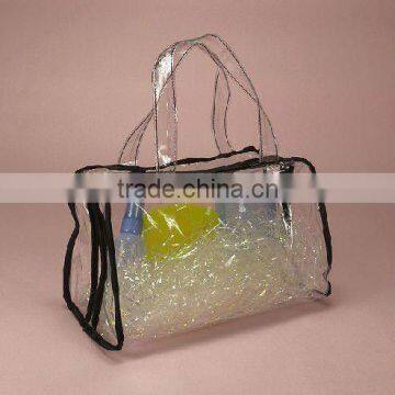 Plastic Beach Bag With Waterproof Material