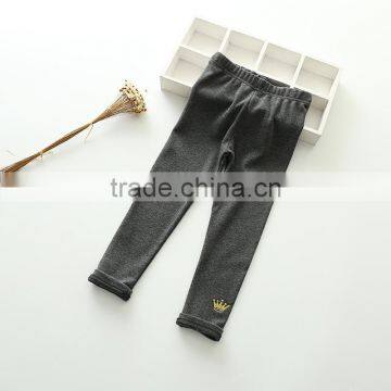 S15914A Autumn 2017 Children Pants Solid Color Kids Leggings photo-3