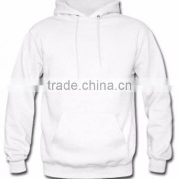 High quality wholesale pullover white hoodie