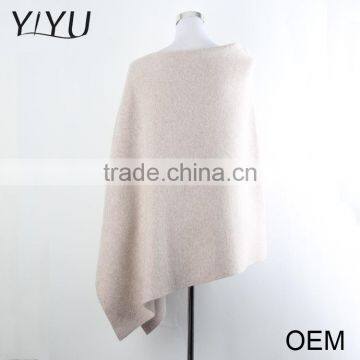 Wholesale 2017 Winter OEM Design Women Cashmere Cape Poncho and Shawl Sweater photo-3