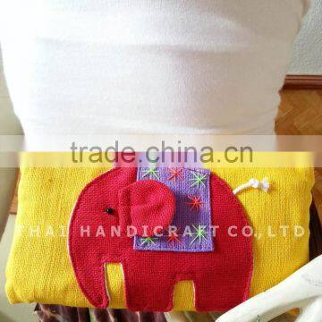 Thai Handmade Elephant Coin Purse Wallet Money bag Pencil bag