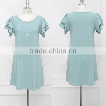 High Quality Fashion Woman T-shirt Dress Plus Size photo-2
