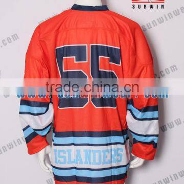 New Breathable Sublimated Custom Jersey Hockey Design photo-6