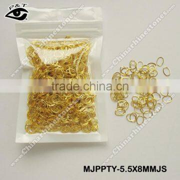 5.5x8mm Tiny Oval Hole Studs for Nail Art photo-2