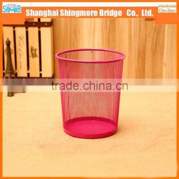 China Hot Sales Good Quality Mental Net Trash Basket for Office photo-3