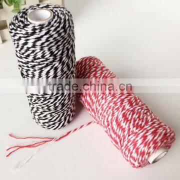 2ply Double Color100% Cotton Thread for DIY Crafts photo-2