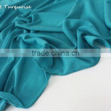 Hot Sale Solid Color Muslim Woman Hijab Scarf Lady Fashion Soft Jersey Scarves photo-4