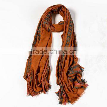 New Women Fashion Jacquard Scarf Lady Soft Winter Autumn Ethnic Scarves Shawl