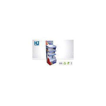 Promotional Recycled Cardboard Pallet Display Racks For Supermarket Retail