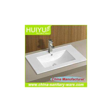 Best selling hot product bathroom featheredge ceramic basin