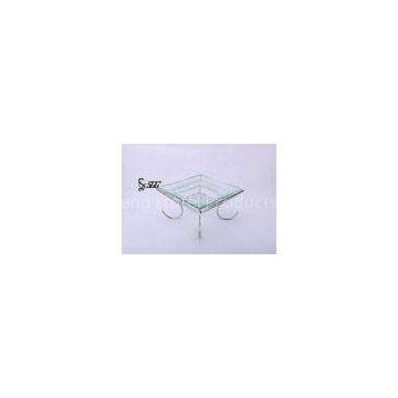 4  Feet Stainless Steel / Gold Plated / Silver Plated Food Serving Stand For Wedding Banquet
