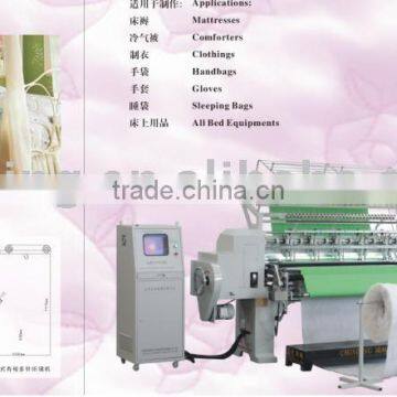 Digital control multi -needle quilting machine