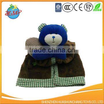 Bear Shaped Muslin Baby Comforter, Soft Toys for Toddlers, Baby Comforter Toy