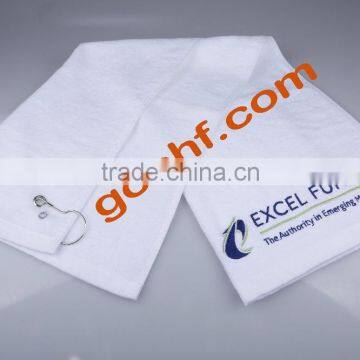 100% Cotton Custom Embroidered Logo Golf Towel photo-2