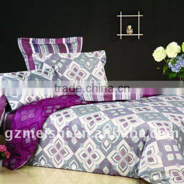 AB STYLE 100%cotton 300T bedding set with reactive printed