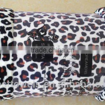 Hot selling warm thread flannel fleece blanket