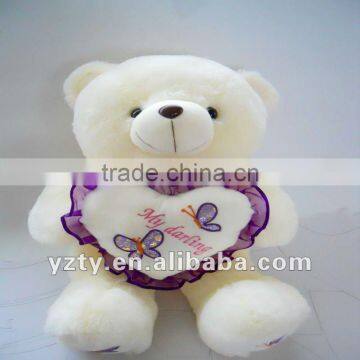 factory supply newest design stuffed valentine's bear toy